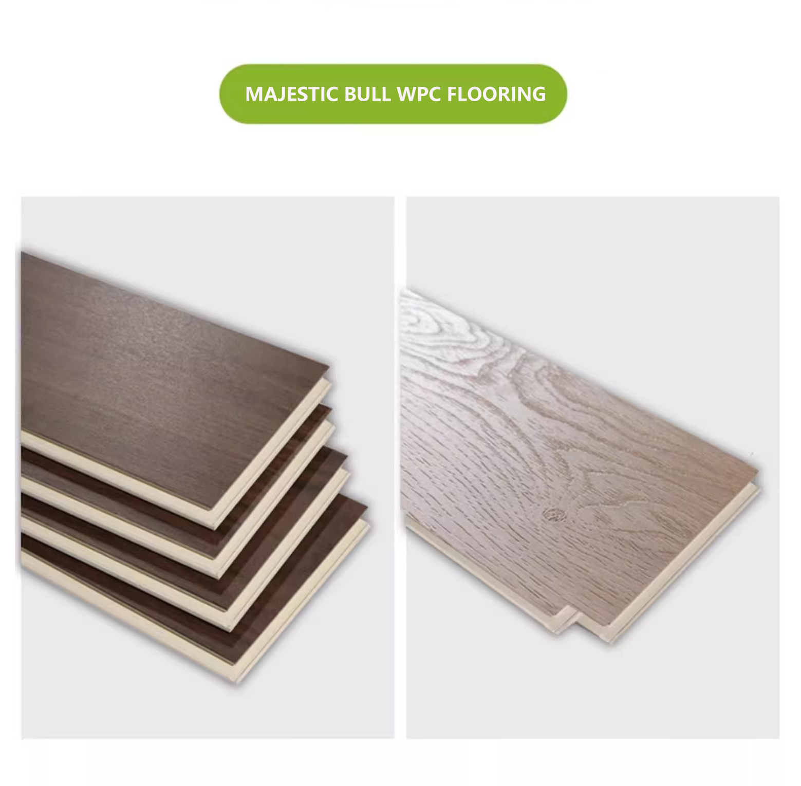 Majestic Bull WPC polyvinyl chloride flooring